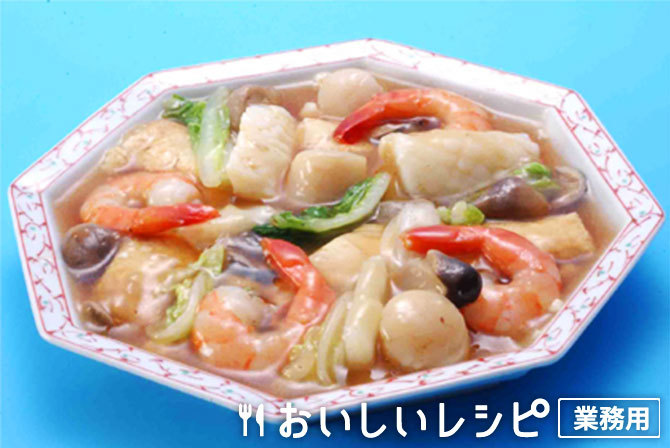 /海鮮と豆腐の八宝菜