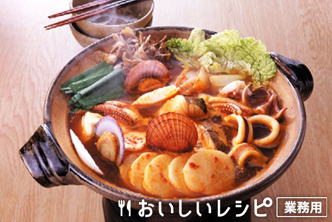 /魚介キムチ鍋