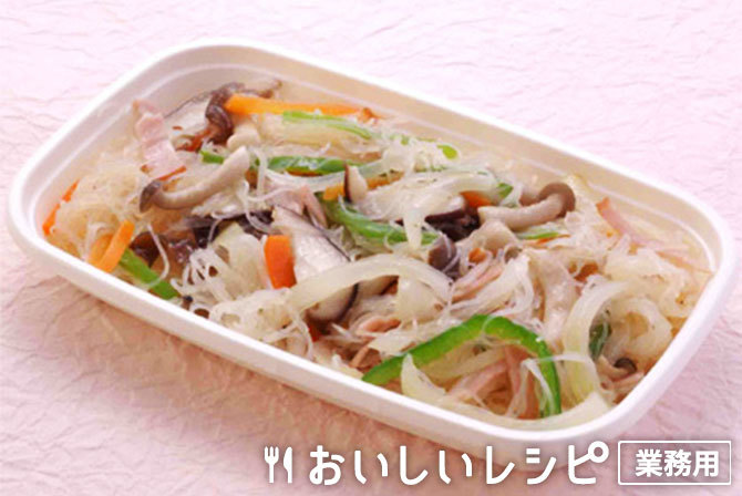 /キノコといろいろ野菜の焼きビーフン（テイクアウト）
