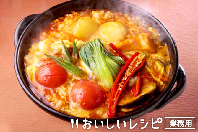 /野菜だけのキムチ鍋