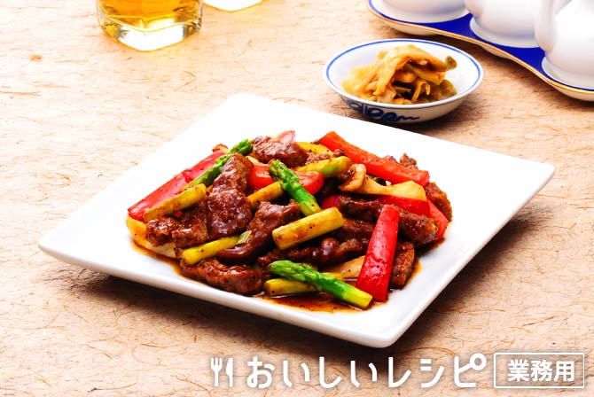 /牛肉の黒胡椒炒め