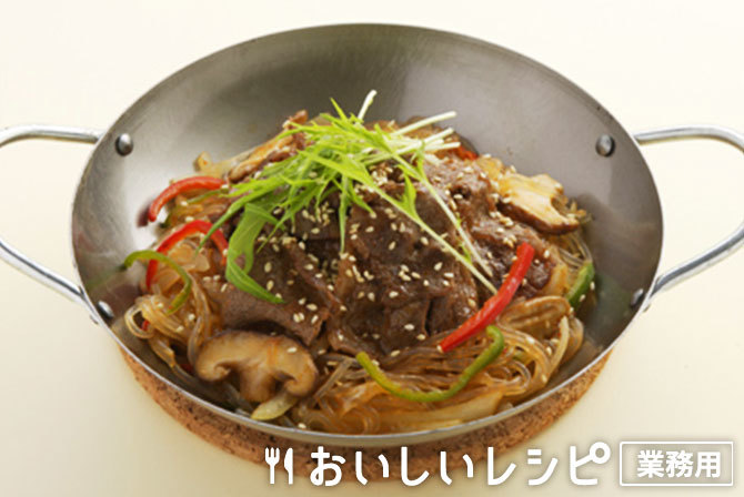 /チャプチェキムチ焼肉