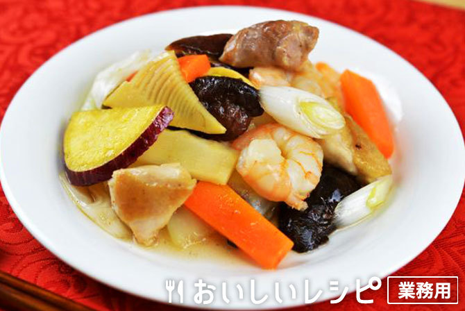 /さつまいものうま煮風中華炒め