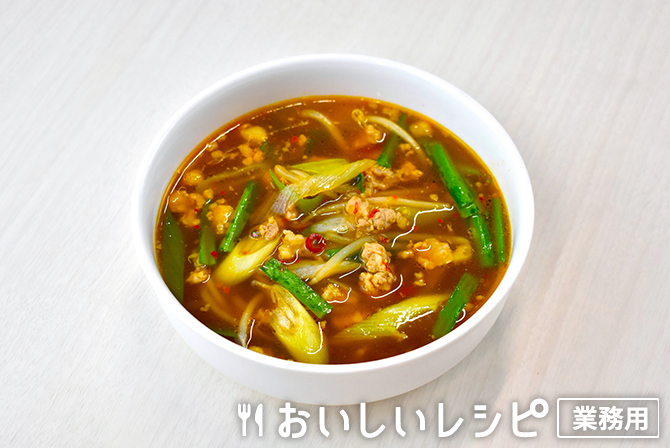 台湾拉麺風ピリ辛スープ