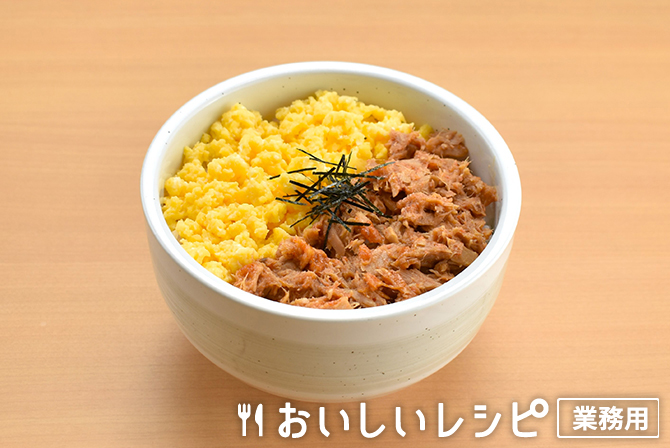 /ツナ明太の2色丼