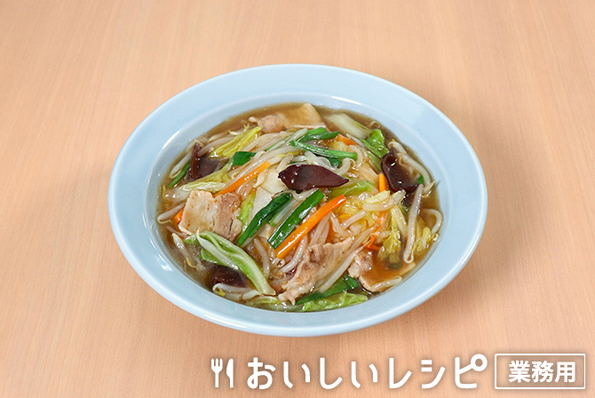 /豚肉と野菜のあんかけ丼