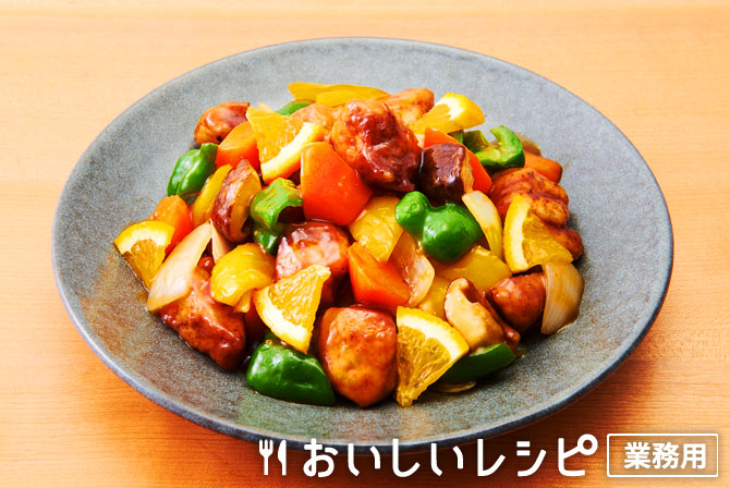 /酢豚オレンジ風味