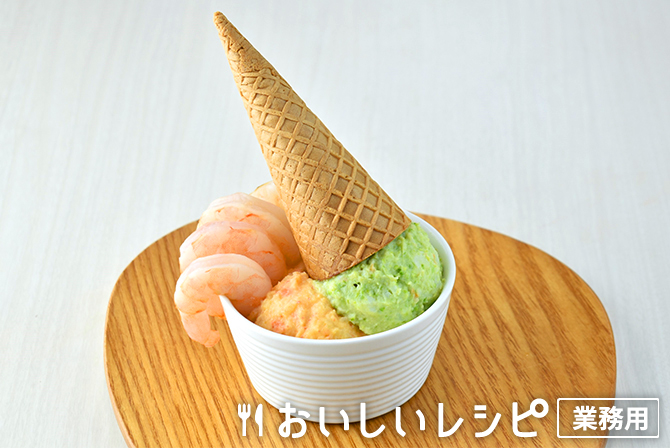 /シュリンプカクテル風ポテトサラダ
