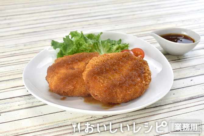 /コロッケ　鰹風味の和風おろしソース