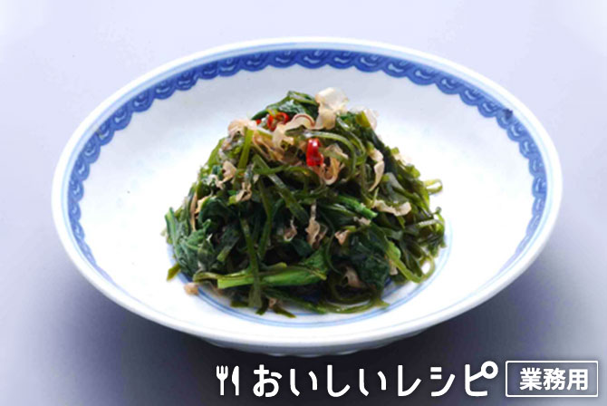 /春菊と昆布の中華炒り煮